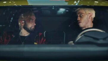 Pete Davidson Drives Eminem’s Getaway Car in “Houdini” Music Video