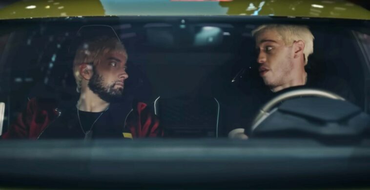 Pete Davidson Drives Eminem’s Getaway Car in “Houdini” Music Video