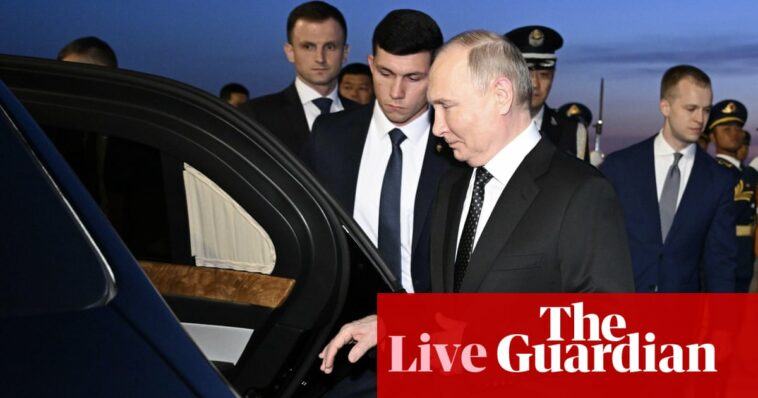 Putin arrives in Beijing for China state visit as Ukraine war intensifies – live