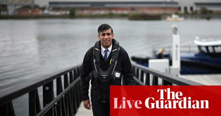 Sunak’s election tour branded shambolic after Titanic Quarter visit inspires sinking ship comparison – UK politics live