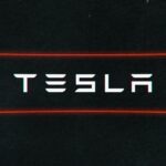 Tesla logo stock