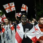 Thousands of Georgians defy warnings to join protest against ‘Russia’ bill