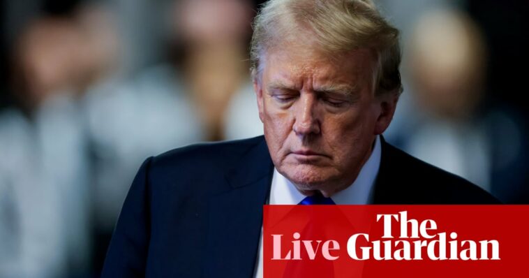 Trump rails against guilty verdict in historic hush-money trial as sentencing set for 11 July – live