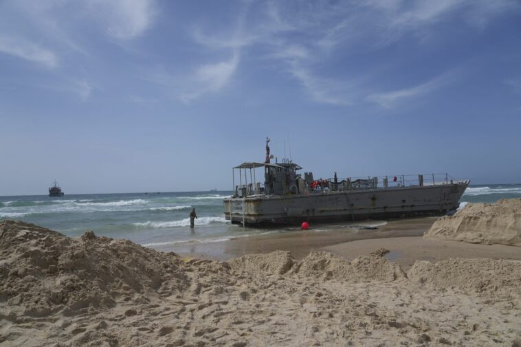 U.S. pier for Gaza aid shuttered to fix repairs caused by rough seas, bad weather