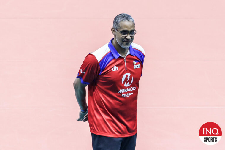 Alas Pilipinas coach Jorge Souza De Brito during the AVC Challenge Cup 2024