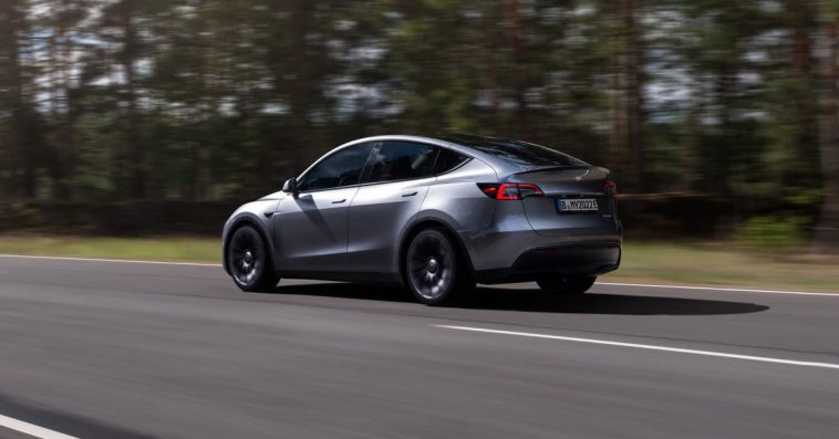 A Tesla Model Y.