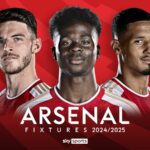 Arsenal: Premier League 2024/25 fixtures and schedule