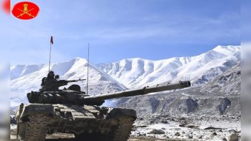 Representative image of an Indian Army tank in Ladakh. Image credit: ADG PI - INDIAN ARMY (@adgpi on X)