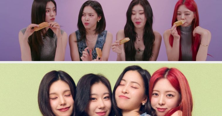 ITZY Tried The Hailey Bieber Smoothie, Trader Joe's, And Other Viral American Foods