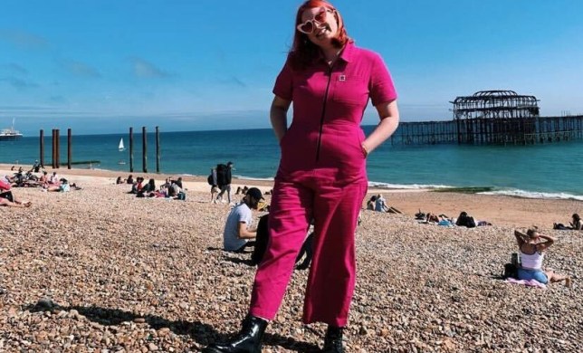 Journalist Eleanor Noyce on Brighton beach