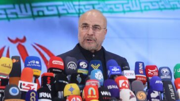 Iran parliament speaker Mohammad Bagher Ghalibaf announces presidential bid