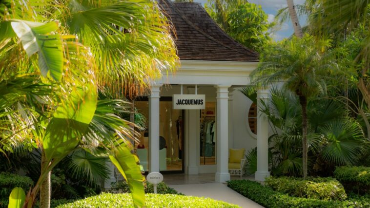 The Jacquemus boutique at Ocean Club Bahamas.