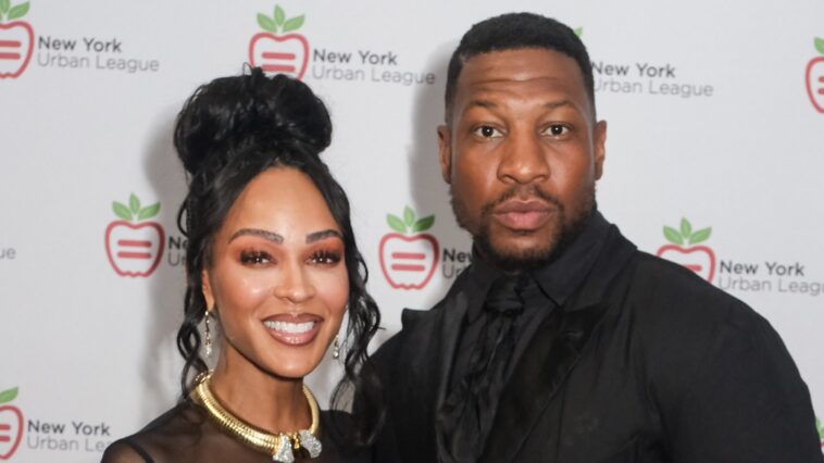 Jonathan Majors & Meagan Good Reportedly Get Emotional While Speaking About Marriage & His Domestic Assault Trial