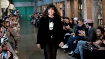 Virginie Viard on the runway during the Chanel Cruise 2024 Runway Show held at MAMO, Centre díart de la CitÈ radieuse on May 2, 2024 in Marseille, France.