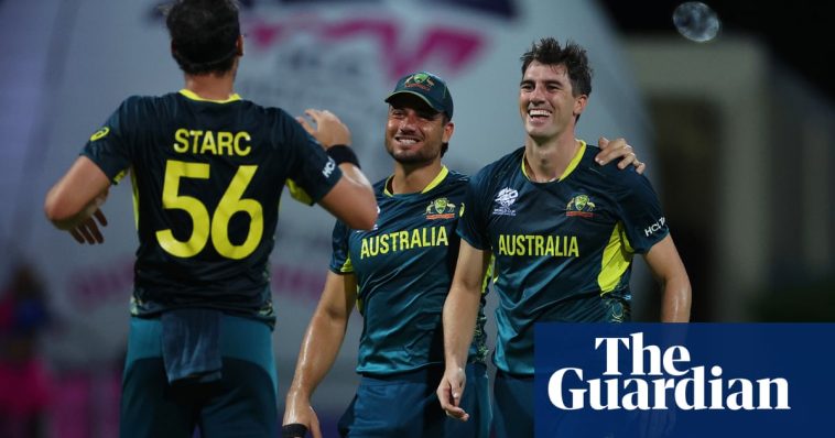 Pat Cummins hat-trick sets up Australia for soggy T20 World Cup win over Bangladesh