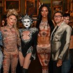 Aimee Phillips, Bimini Bon Boulash, Gottmik, Cara Melle and Henry Holland attend Berners Tavern's London Pride brunch