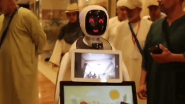 Saudi robots join millions for the Hajj