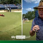 Strap yourself in if you like bogeys! | Wayne Riley demonstrates scary Pinehurst greens