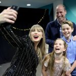 Taylor Swift and Travis Kelce with William and kids