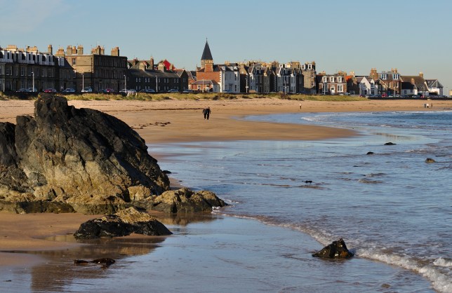 West Bay Beach in North Berwick