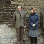 Queen Elizabeth II at the Badminton Horse Trials in 1978.