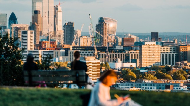 Sunset in London