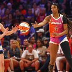 Angel Reese and Caitlin Clark set aside rivalry at WNBA All-Star Game