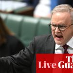 Australia politics live: PM lambasts Coalition’s supermarket policy amid question time attacks on migration and housing