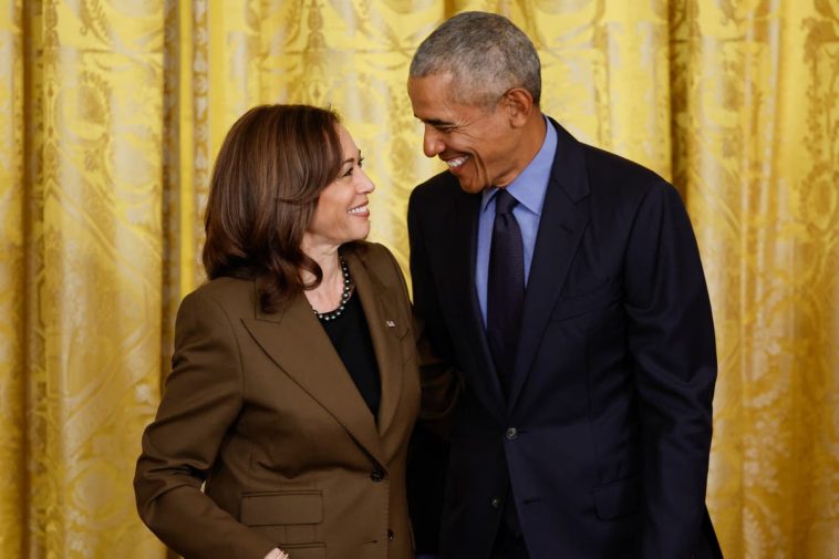 Barack Obama está por declarar su apoyo para la candidatura de Kamala Harris