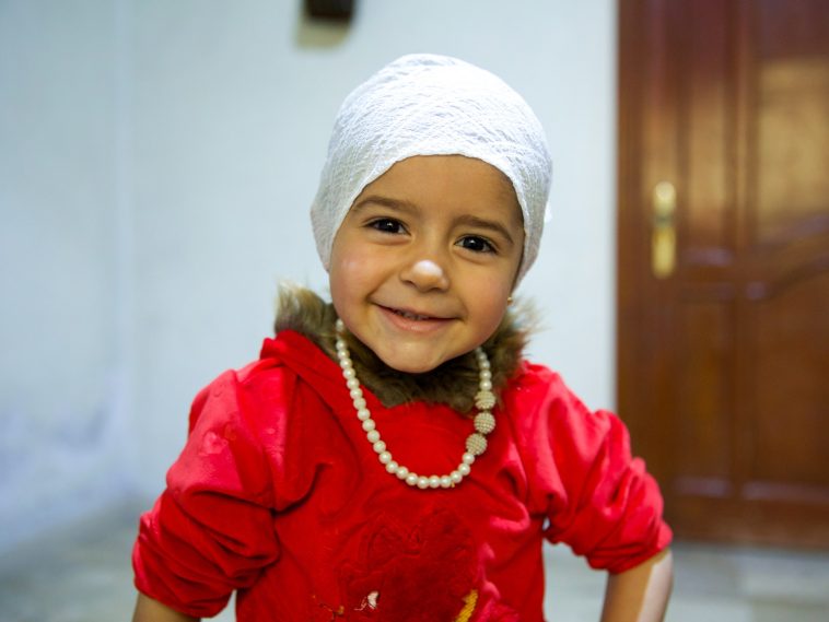 Celine, a little Syrian girl who got the gift of hearing in Turkey