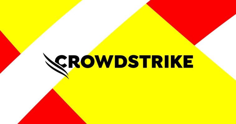 Vector illustration of the Crowdstrike logo.