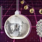 Image of disco-themed home goodies from Dunelm