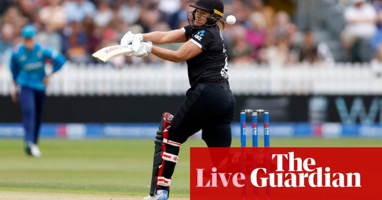 England chasing 212 in 42 overs to beat New Zealand: third women’s cricket ODI – live