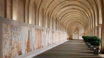 Eva Jospin's "The Silk Room" at the Orangery at the Palace of Versailles
