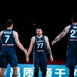 Luka Doncic and Slovenia advance to the knockout phase of the Fiba OQT in Piraeus, Greece.