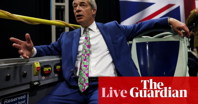 General election live: Reform UK rejects claim its candidates are racist, misogynistic and bigoted