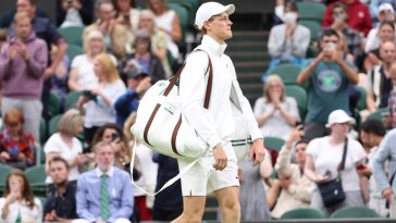 Jannik Sinner at the 2024 Wimbledon Championships.