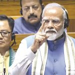 New Delhi: Prime Minister Narendra Modi replies to the Motion of Thanks on the President's Address in the Lok Sabha during the ongoing Parliament session, in New Delhi, Tuesday, July 2, 2024. (Photo: PTI)