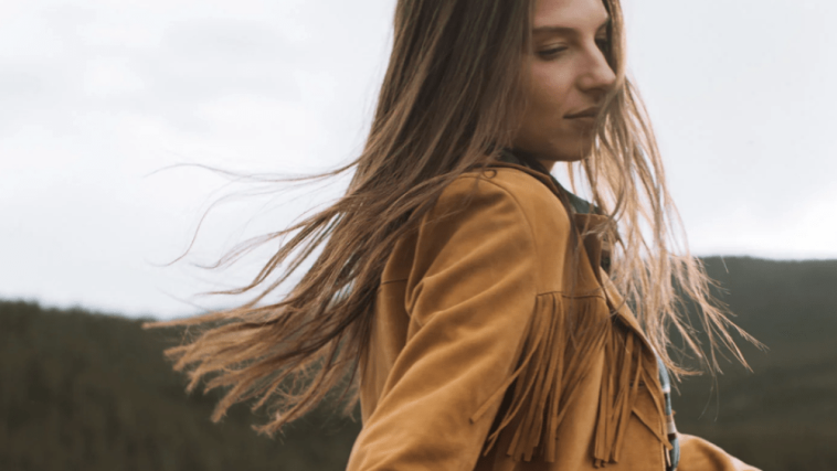 A fringed suede jacket from Stetson.