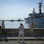 In a show of growing ties, Russian warships have made a new visit to Cuban waters