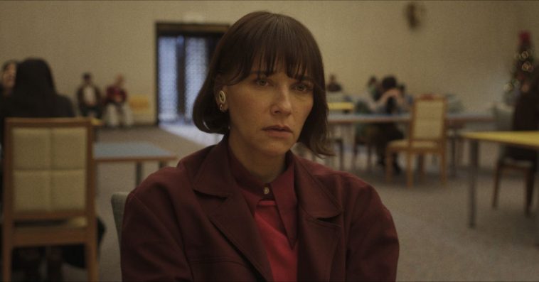 A still photo of Rashida Jones in the Apple TV Plus series Sunny.