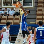 Strong Group Athletics' Derrick Fenner during a Jones Cup game against Japan U22.