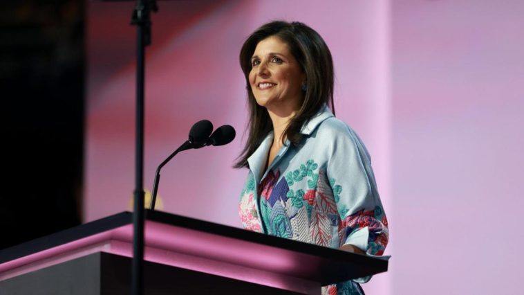 Nikki Haley supports former rival Trump in convention speech