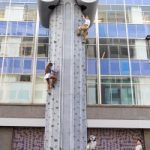 The Selfridges Climbing Column opens today on Edwards Mews, with The GorpGirls community as the first to make the 40ft climb. Available for customers to book now as part of Sportopia, Selfridges’ celebration of sport this summer.