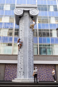 The Selfridges Climbing Column opens today on Edwards Mews, with The GorpGirls community as the first to make the 40ft climb. Available for customers to book now as part of Sportopia, Selfridges’ celebration of sport this summer.