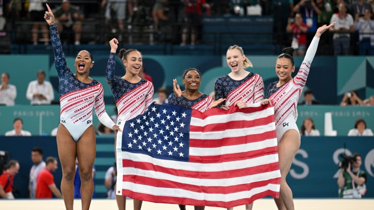 Team USA wins gold in women's team gymnastics