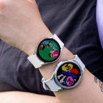 Person wearing both the Galaxy Watch 6 and Watch 6 Classic