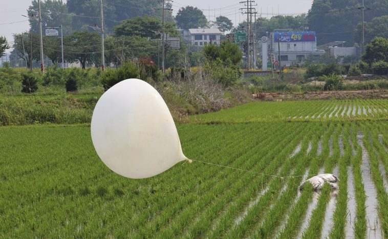 Unwanted delivery: North Korean trash balloon breaches South's presidential compound