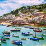 Fishing port of Mousehole village, Cornwall, England