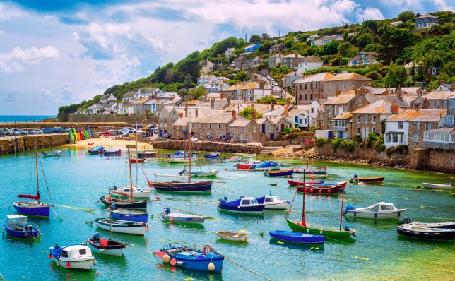 Fishing port of Mousehole village, Cornwall, England